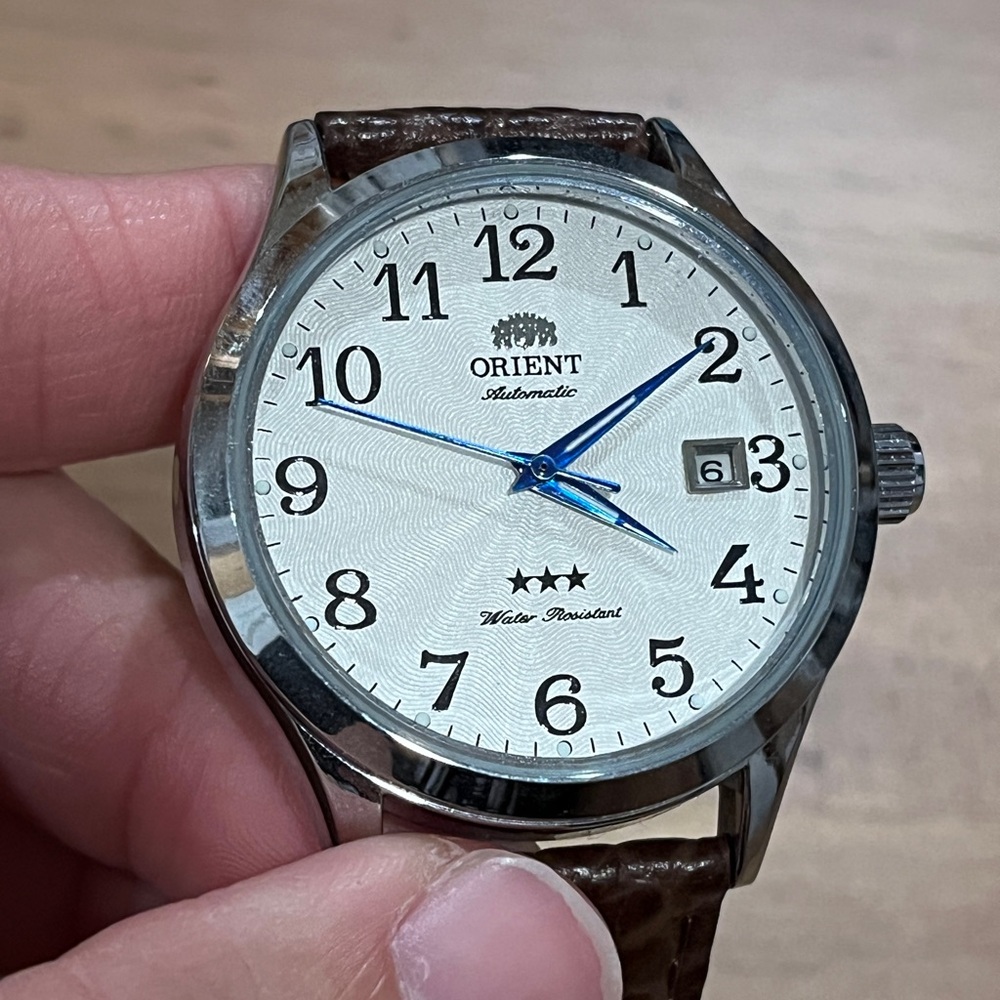 New Men’s Orient Automatic Steel Watch
